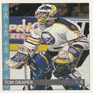 Tom Draper - 1992 O Pee Chee Hockey Card